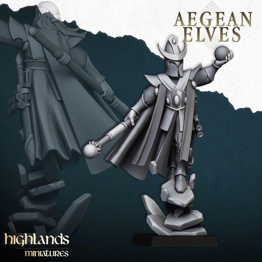 Aegean Elf Mage of Aegean Elves  by Highland Miniatures