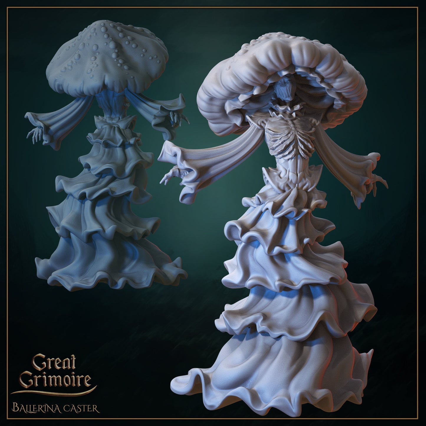 Jellyfish Sentinels from "Gathering Storm" by Great Grimoire Miniatures
