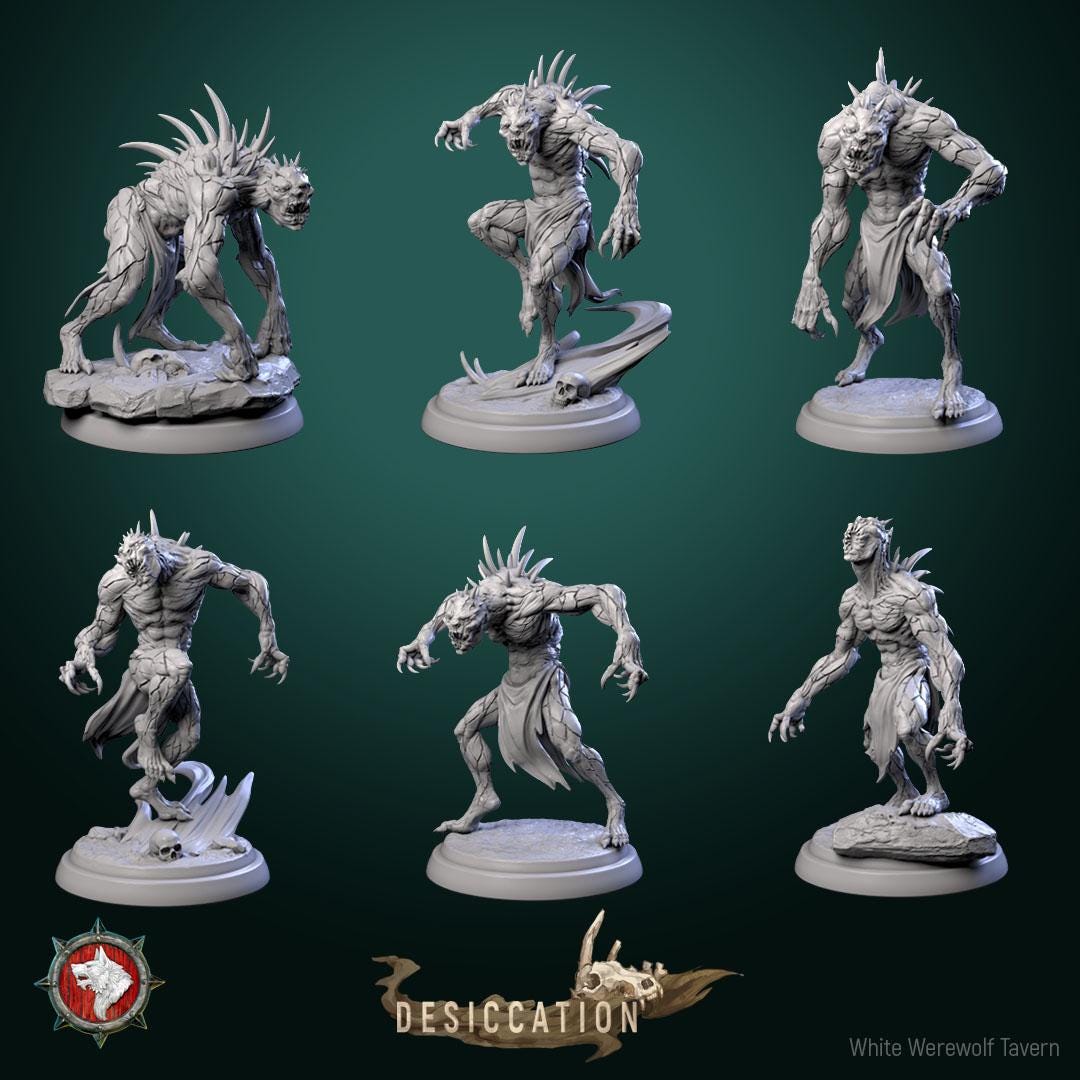 Dustblights  from "Desiccation" by White Werewolf Tavern Miniatures