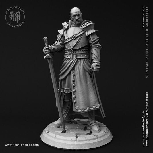 Knight Lord from "Cult of Mortality" by Flesh of Gods Miniatures