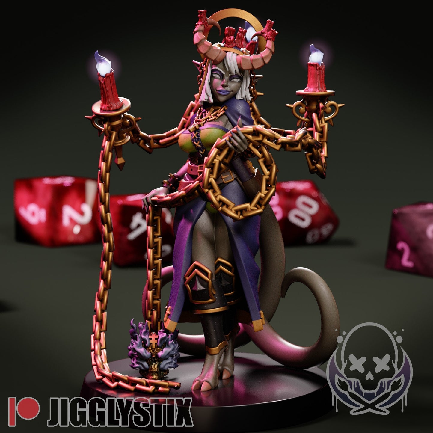 Demon Nuns by Jigglystix Pin Up Factory Miniatures