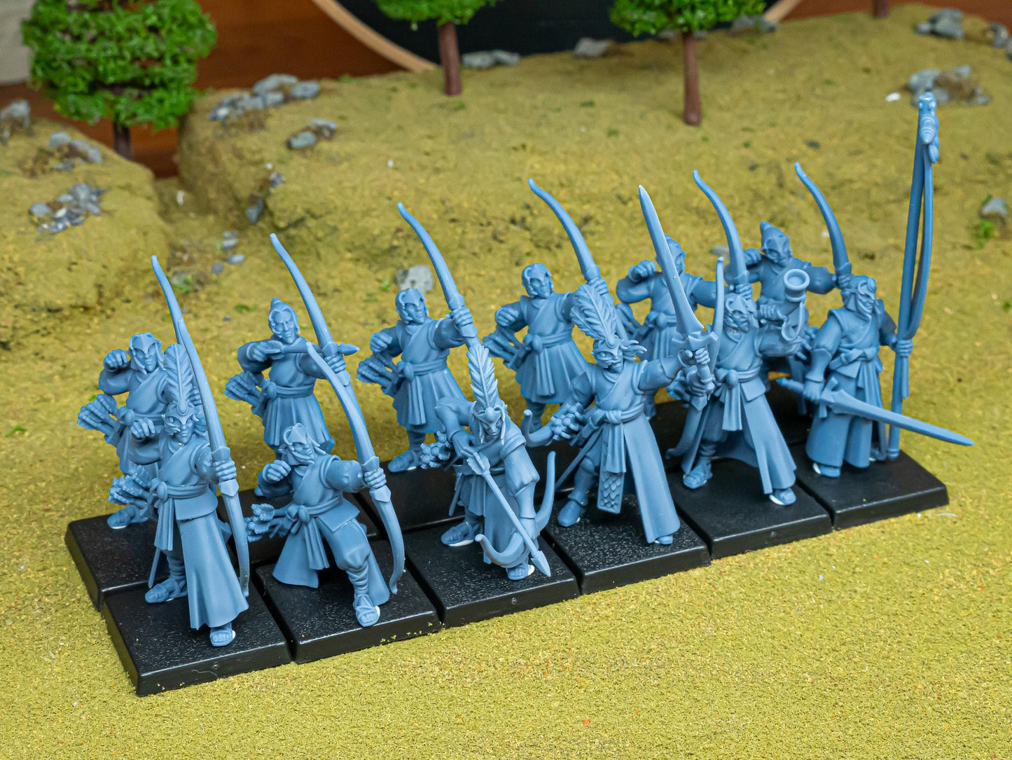 Archer Unit of Aegean Elves  by Highland Miniatures