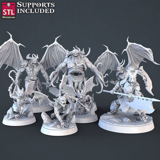 Demon Set by STL Miniatures