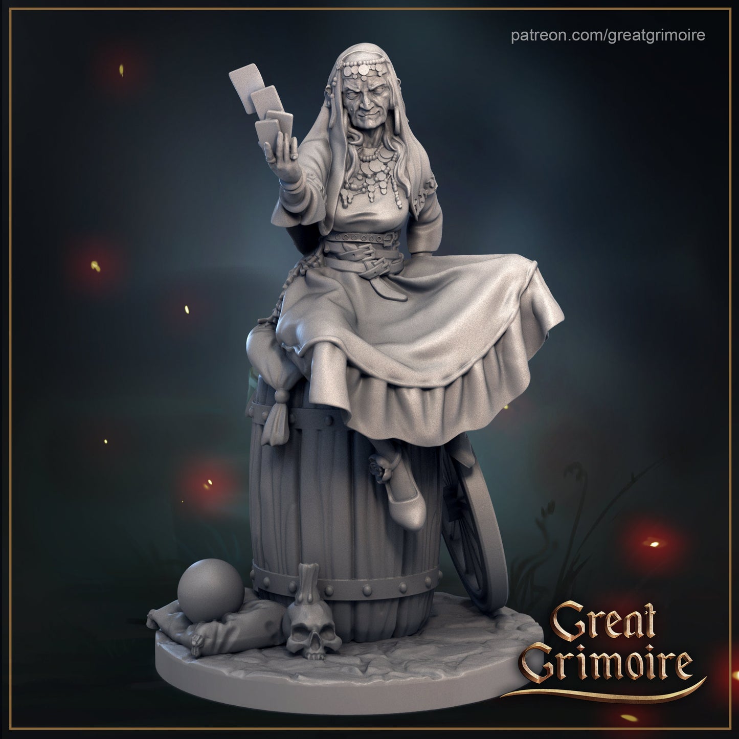 Madame Astra from "Caravan" by Great Grimoire Miniatures RPG