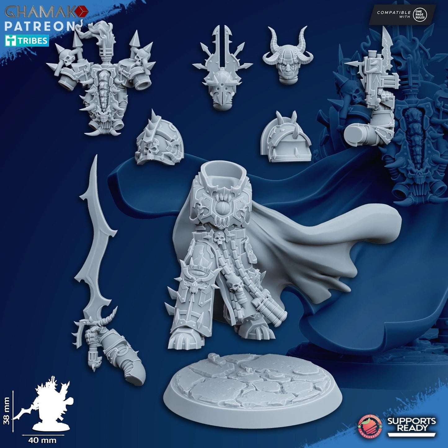 Heretic Sorcerer  by Ghamak Miniatures