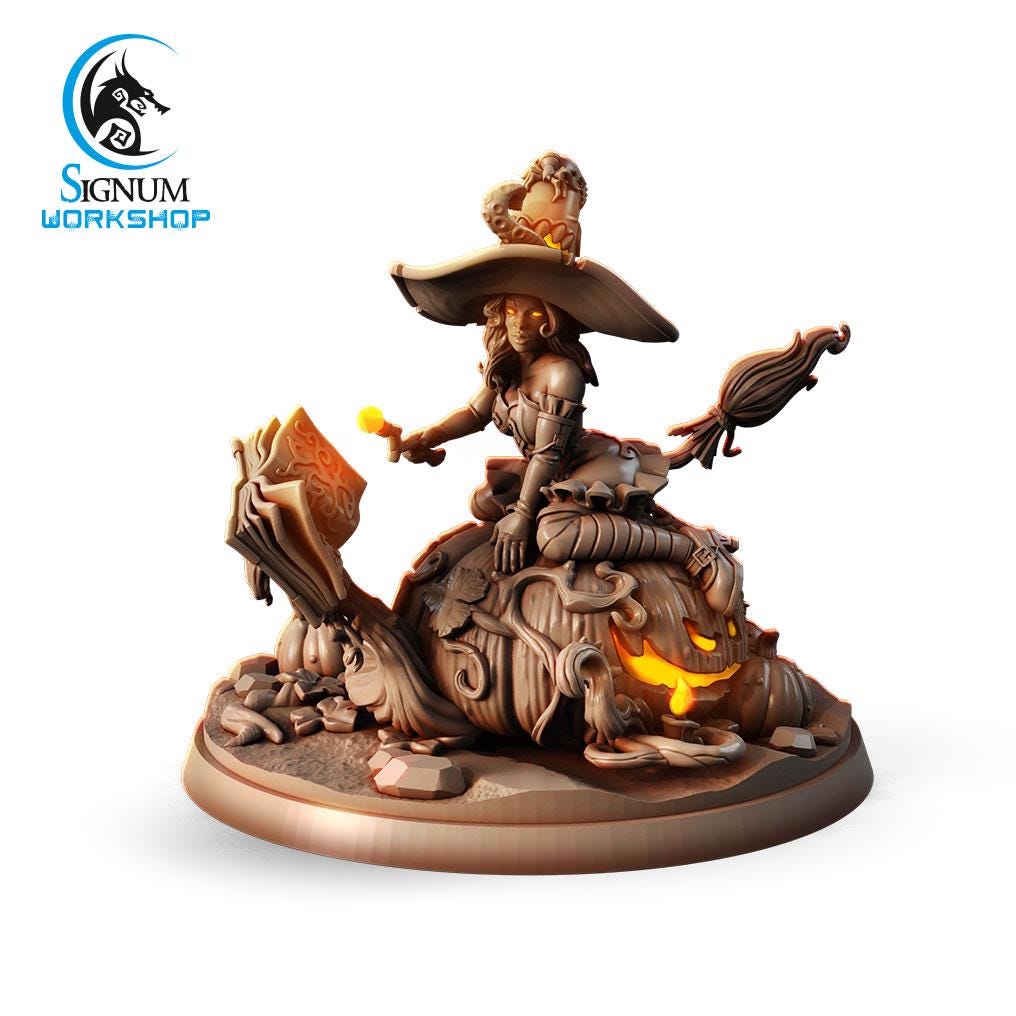 Aurelia, the Pumpkin Witch from "Witches Sabbath" by Signum Workshop Miniatures