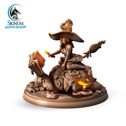 Aurelia, the Pumpkin Witch from "Witches Sabbath" by Signum Workshop Miniatures
