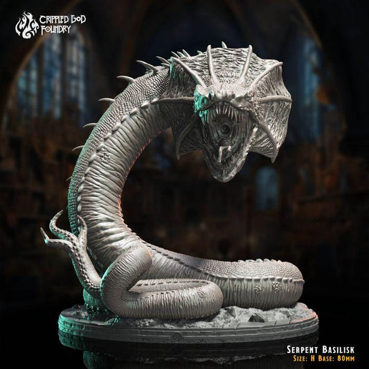 Serpent Basilisk from "The Imposter Mage" by Crippled God Foundry Miniatures