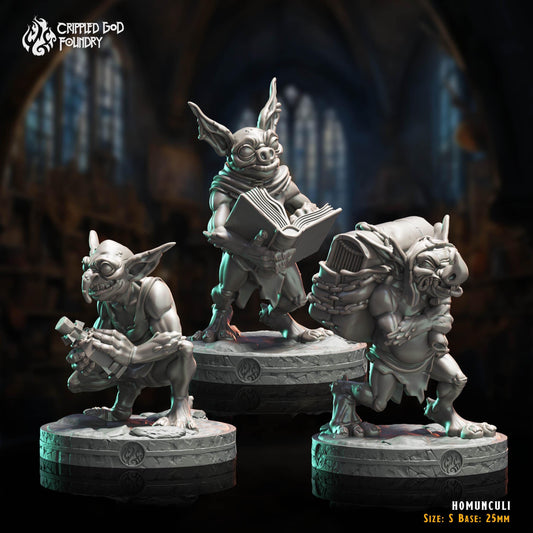 Humonculi from "The Imposter Mage" by Crippled God Foundry Miniatures