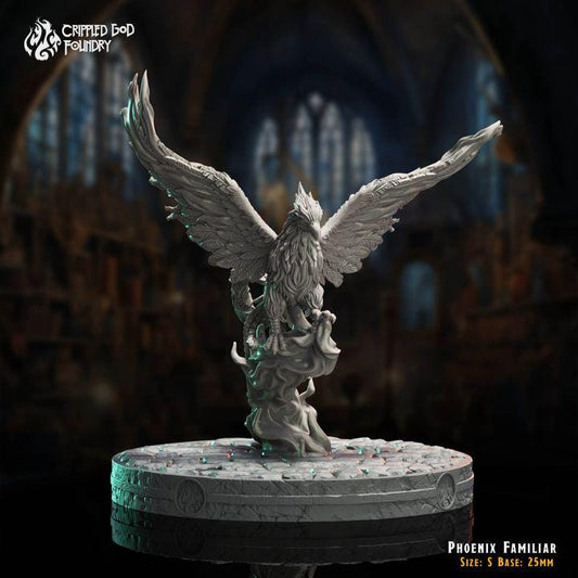Phoenix Familiar from "The Imposter Mage" by Crippled God Foundry Miniatures