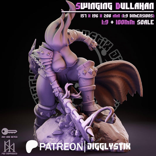 Swinging Dullahan by Jigglystix Pin Up Factory Miniatures