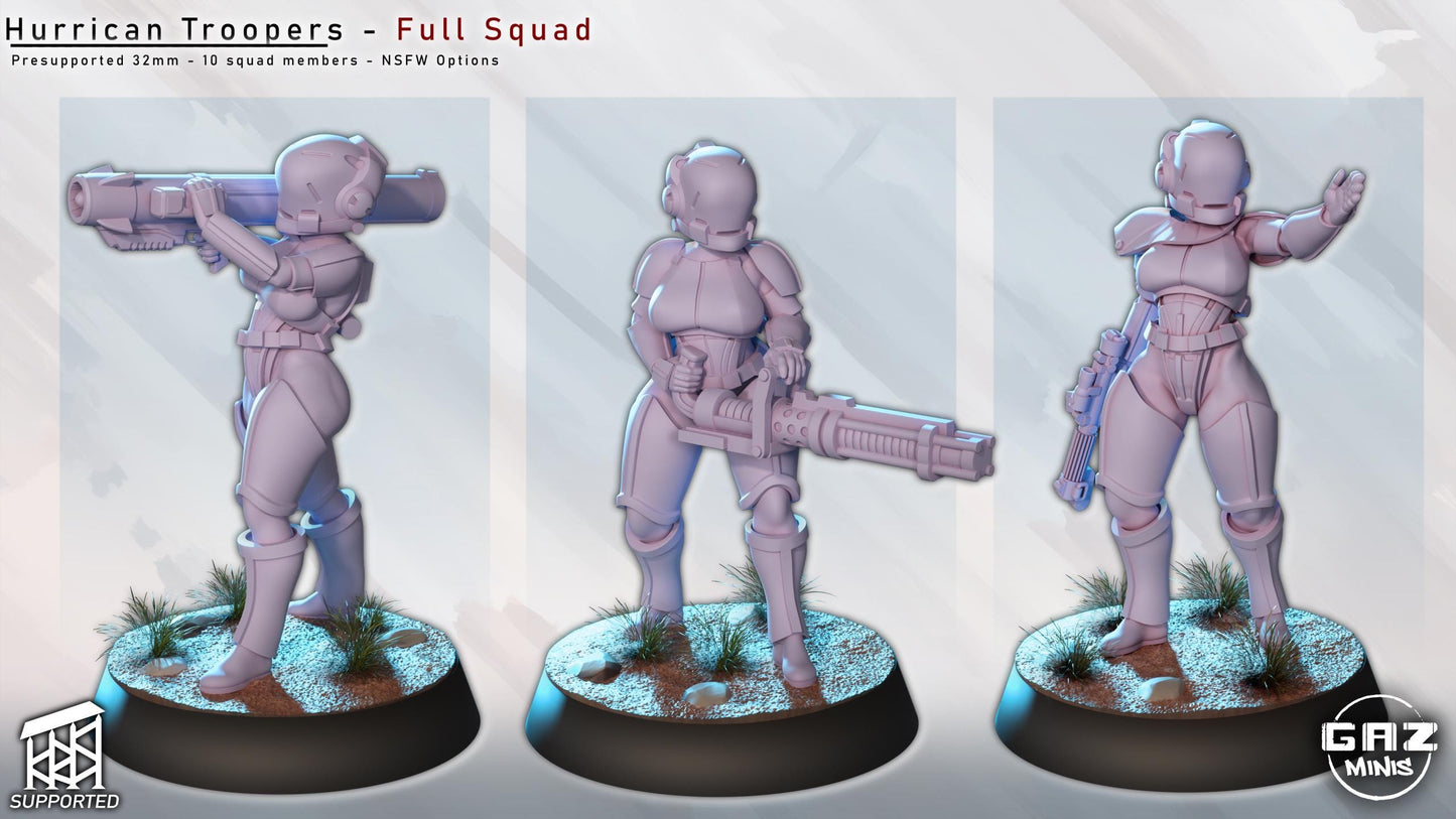 Hurricane Troopers – Full Squad by Gaz Minis