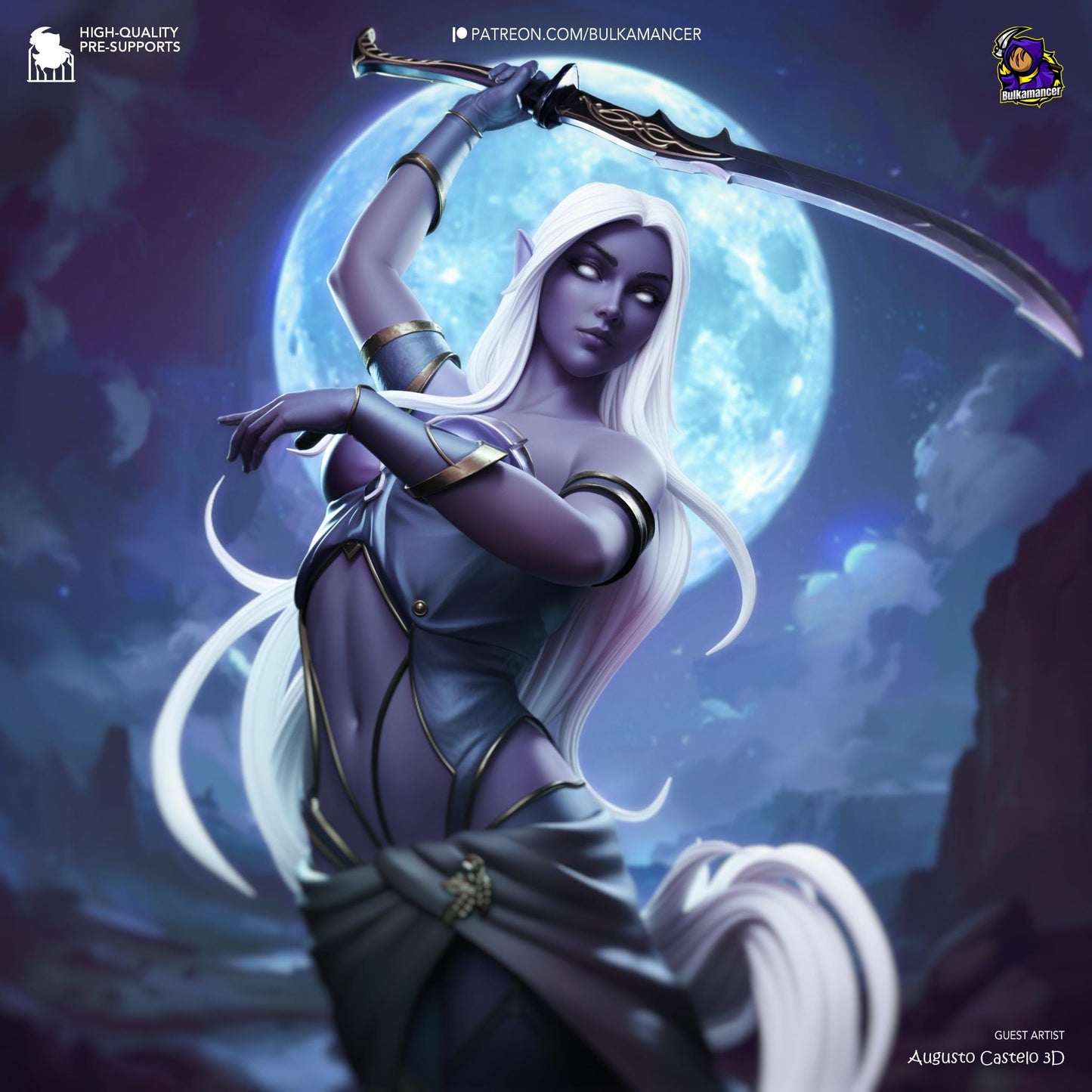 Blade Dancer Statue Model Kit by Bulkamancer Sculpts