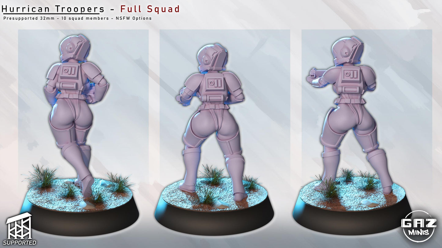 Hurricane Troopers – Full Squad by Gaz Minis