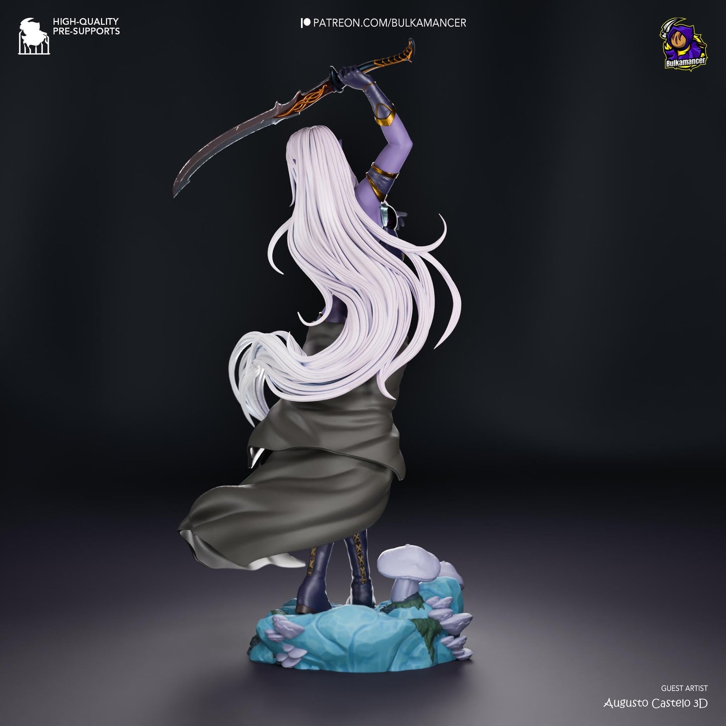 Blade Dancer Statue Model Kit by Bulkamancer Sculpts