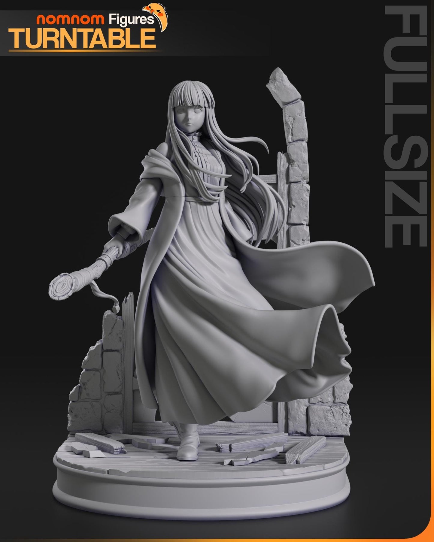 Fern Statue Model Kit by Nomnom Figures