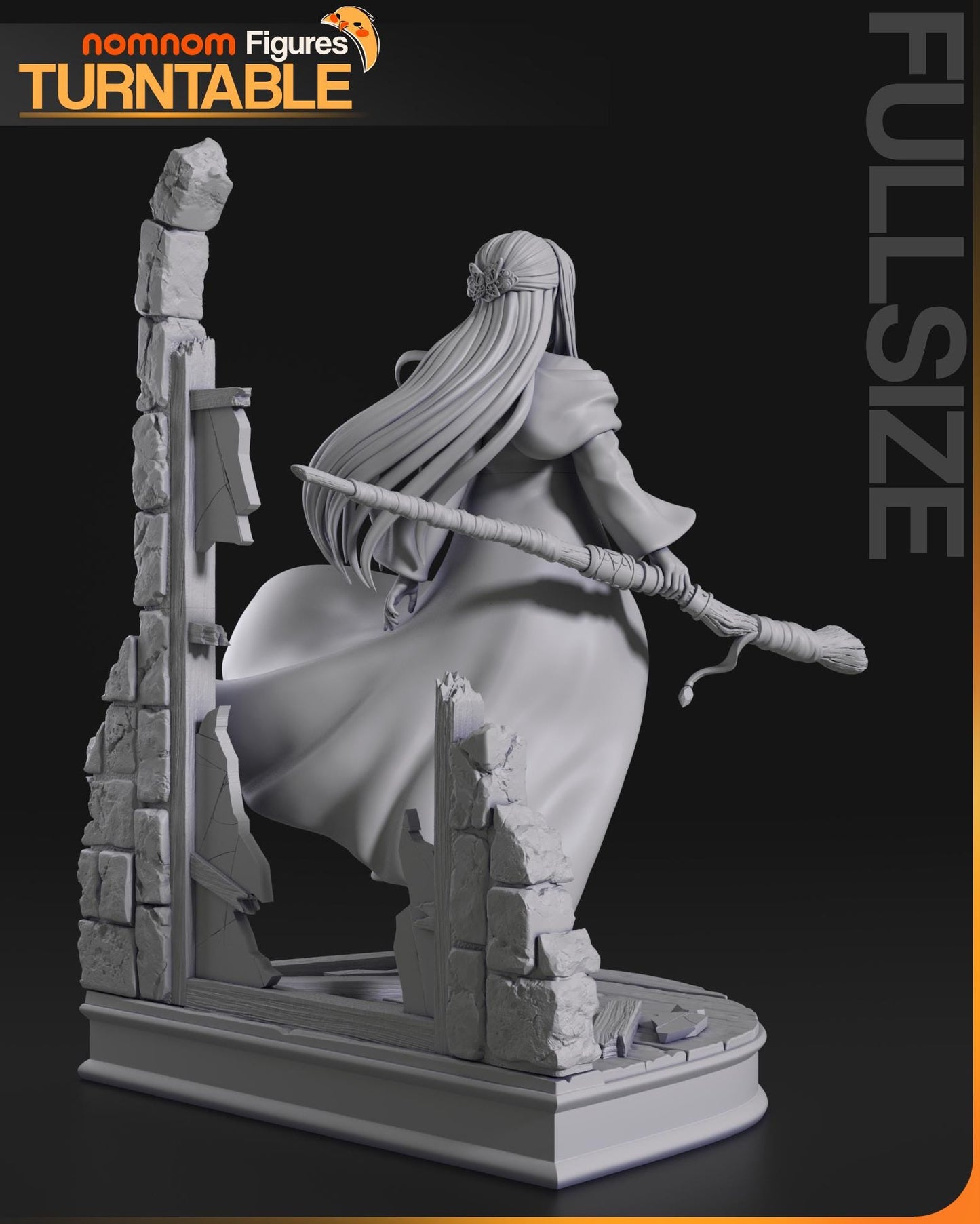 Fern Statue Model Kit by Nomnom Figures