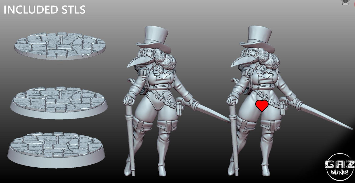 Plague Doctor Ringleader Zara by Gaz Minis