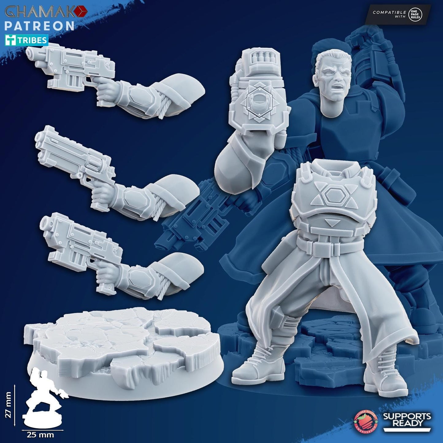 Lieutenant Colonel 2 by Ghamak Miniatures