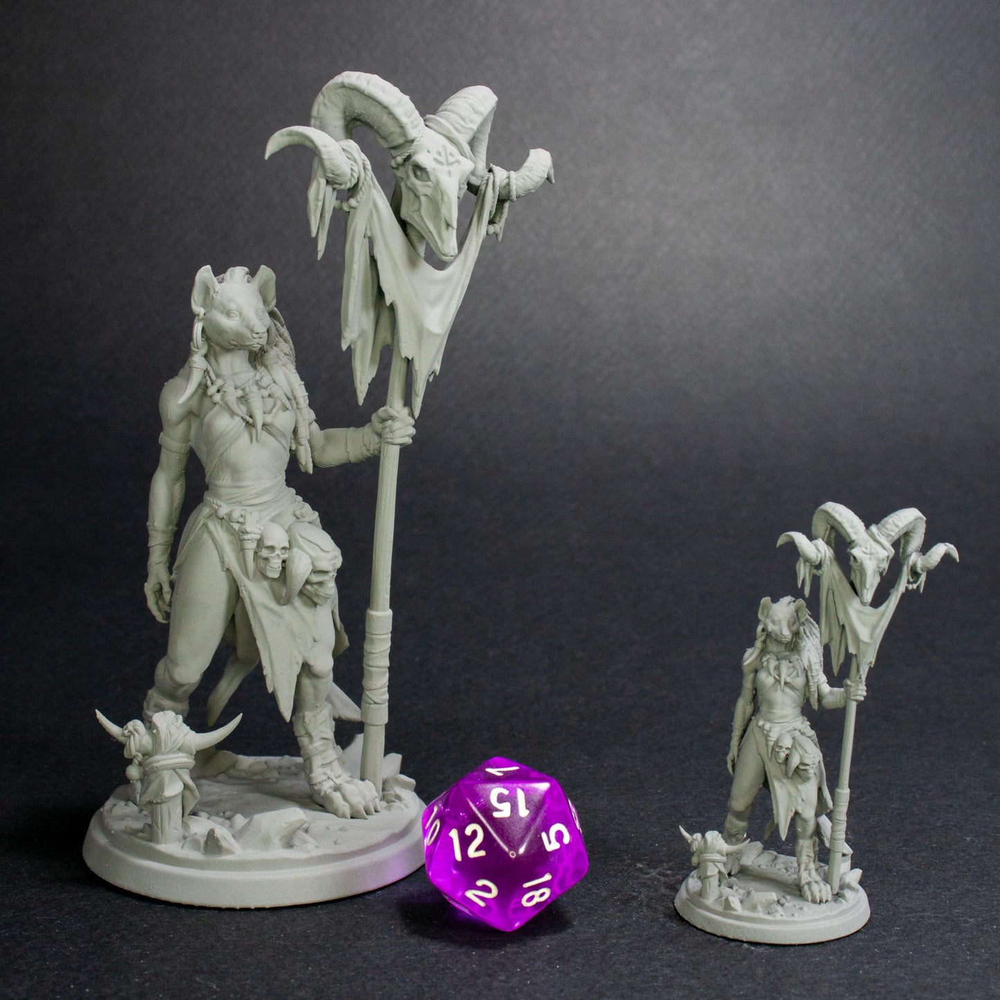 Meirsoa Gnoll Matriarch by White Werewolf Tavern Miniatures RPG