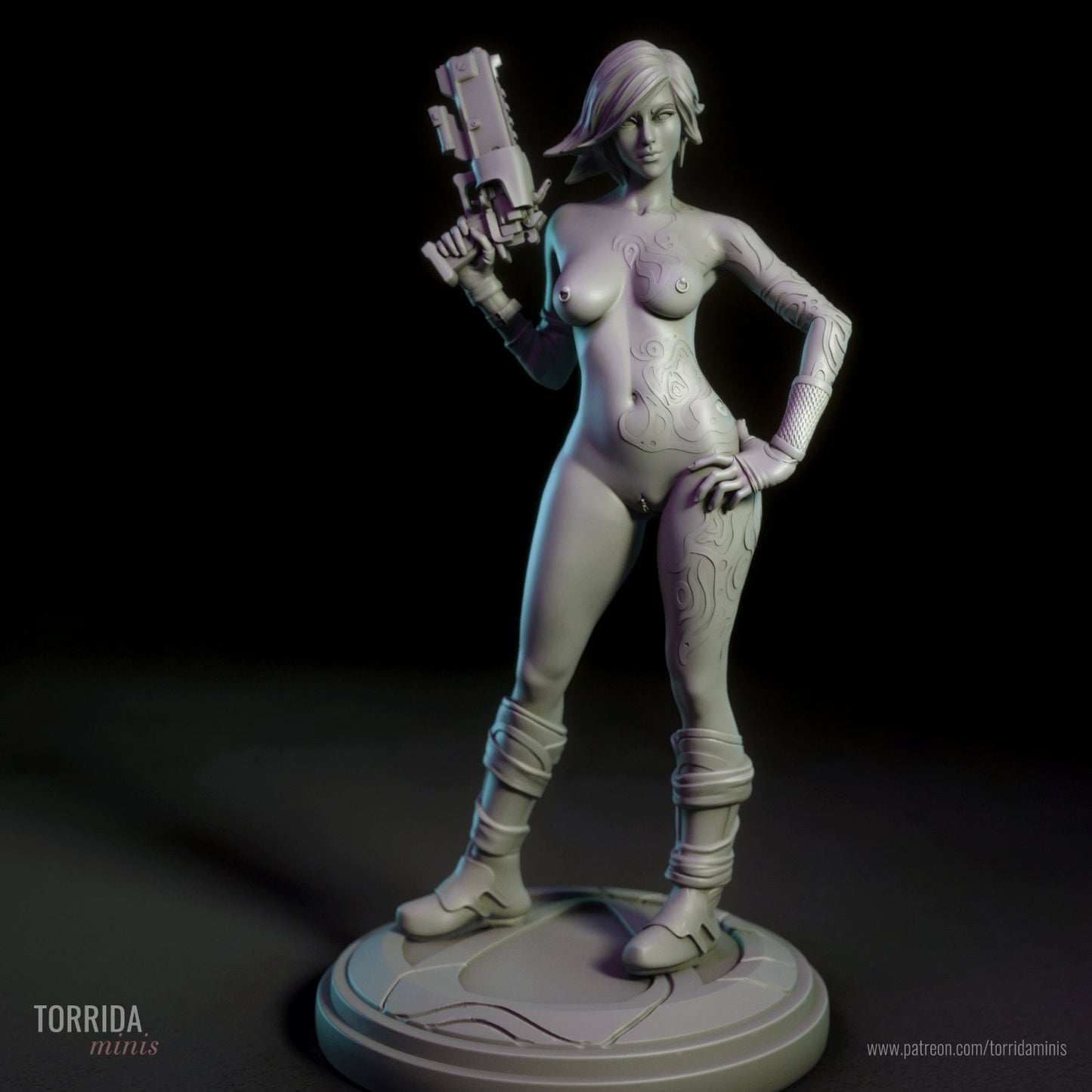 Lilith Statue Model Kit by Torrida Minis