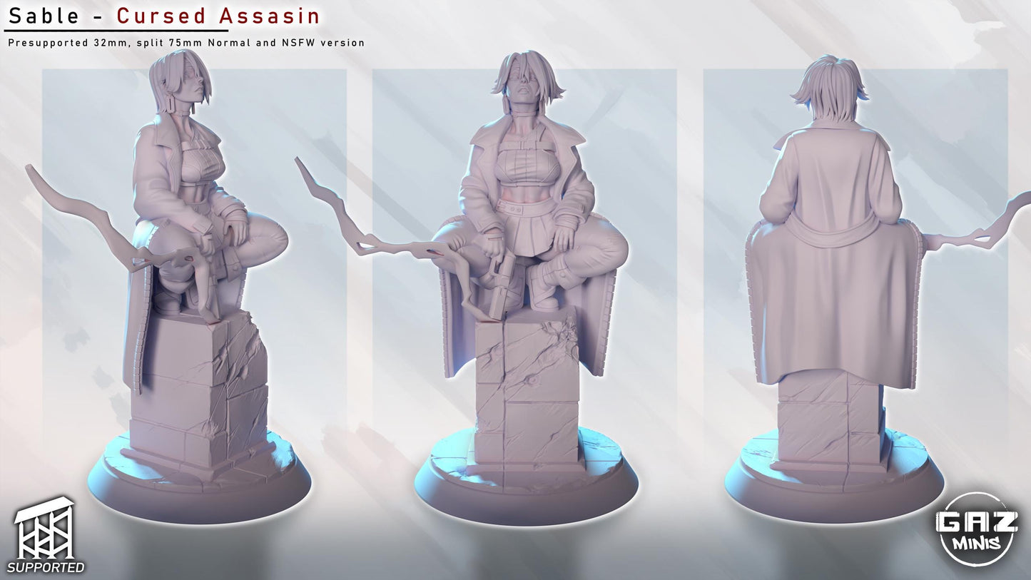 Sable - Cursed Assassin by Gaz Minis