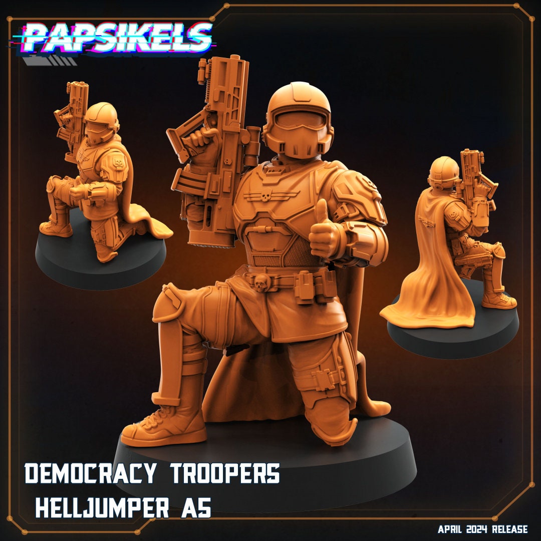 Democracy Troopers by Papsikels Miniatures