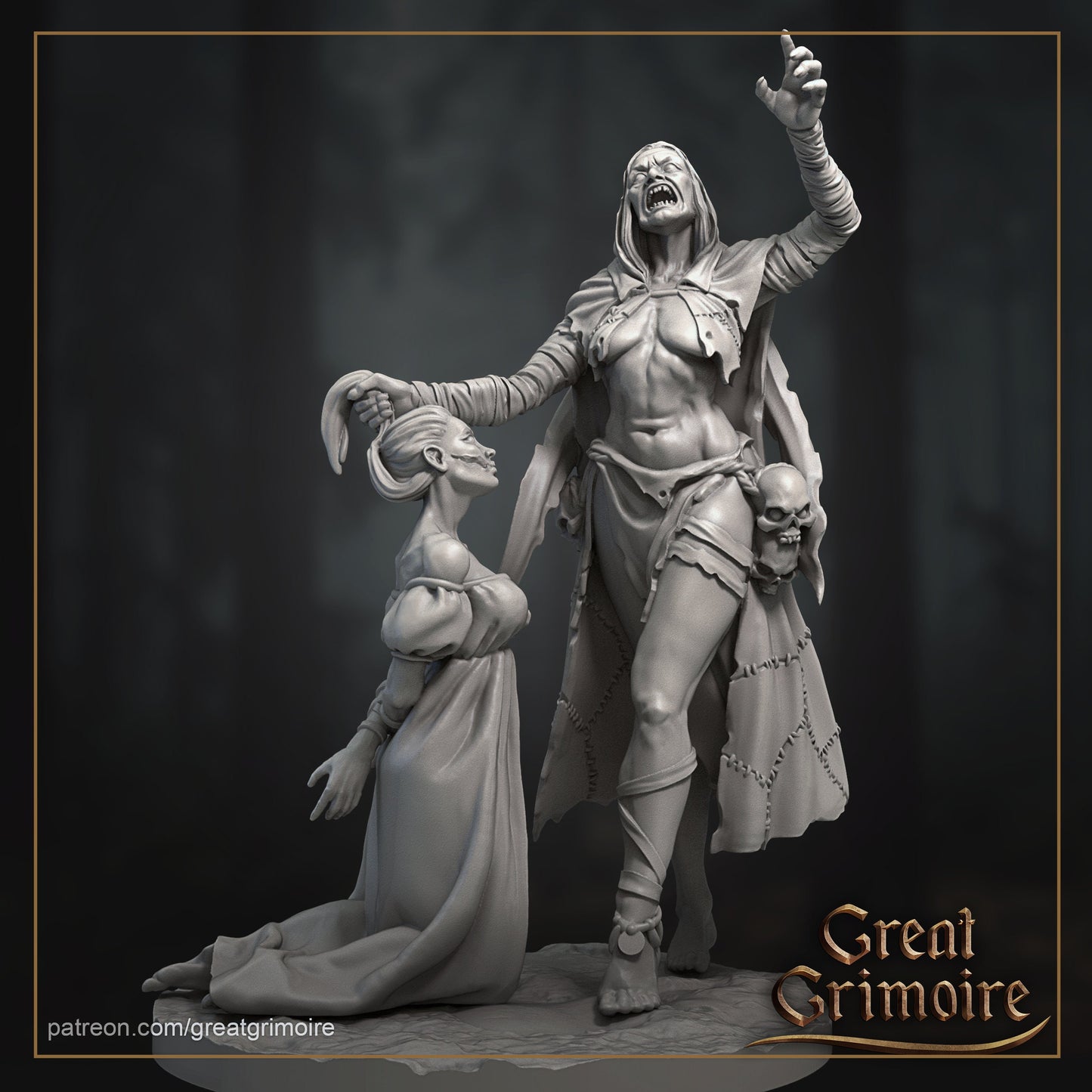 Shtriga from "Witches Sabbath" by Great Grimoire Miniatures