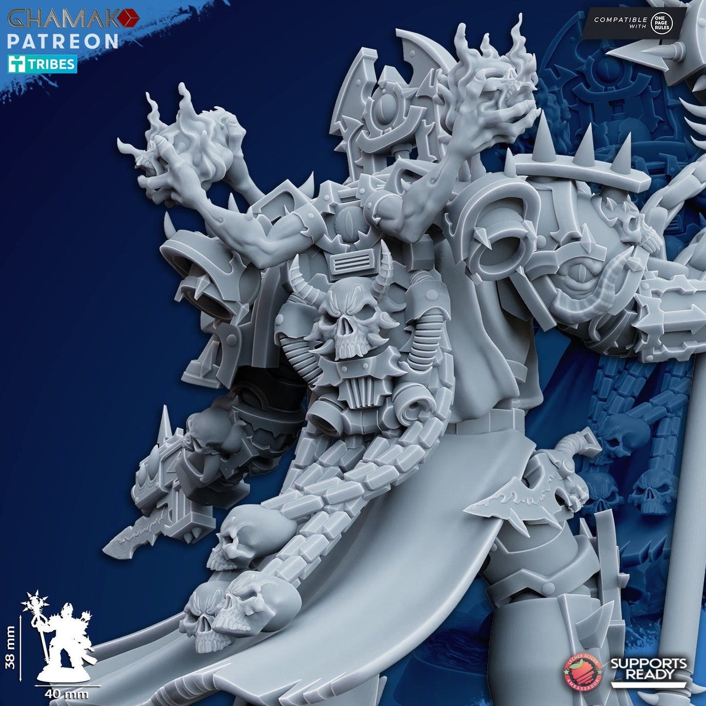 Heretic Sorcerer 2 by Ghamak Miniatures