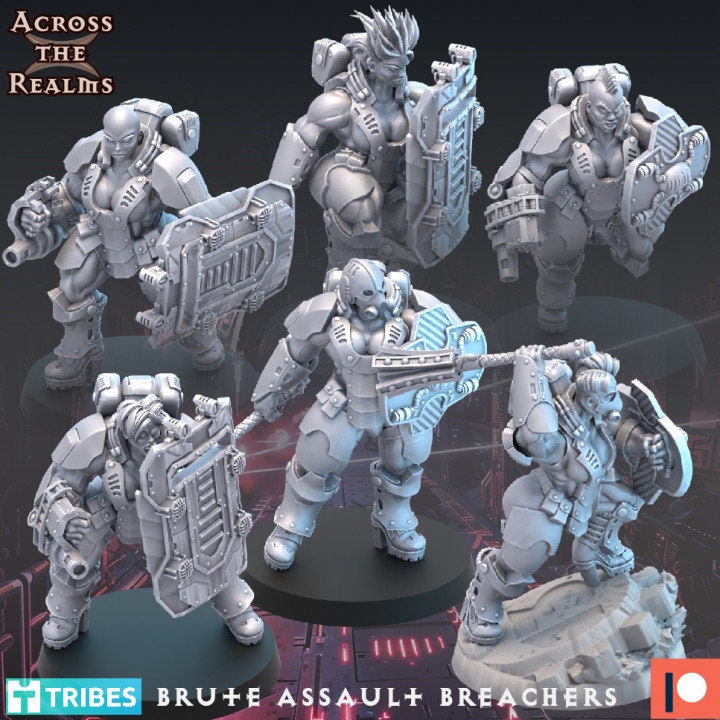 Brute Assault Breachers  by Across the Realms Miniatures