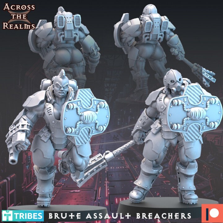 Brute Assault Breachers  by Across the Realms Miniatures