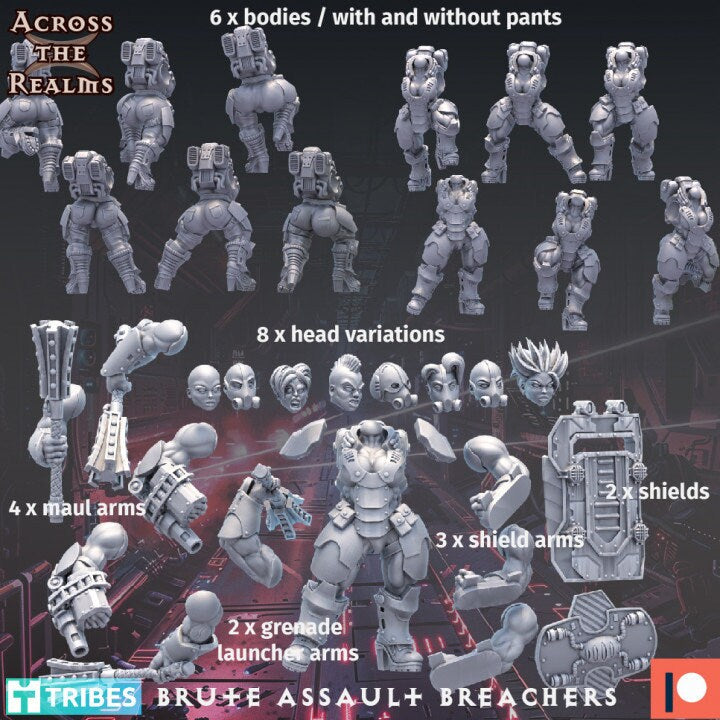 Brute Assault Breachers  by Across the Realms Miniatures