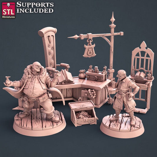 Money Lenders Set by STL Miniatures