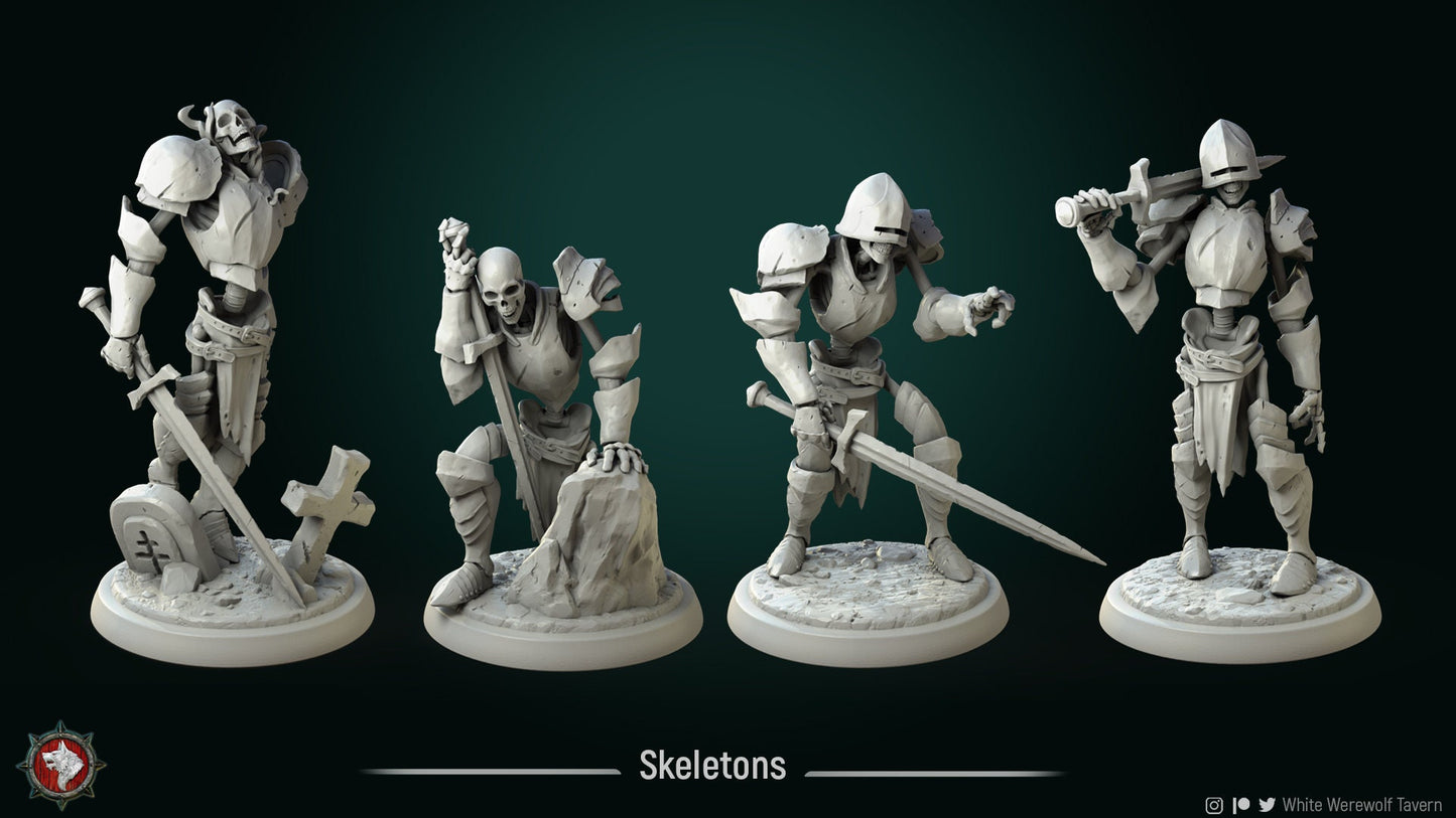 Skeletons from "Covenant of Death" by White Werewolf Tavern
