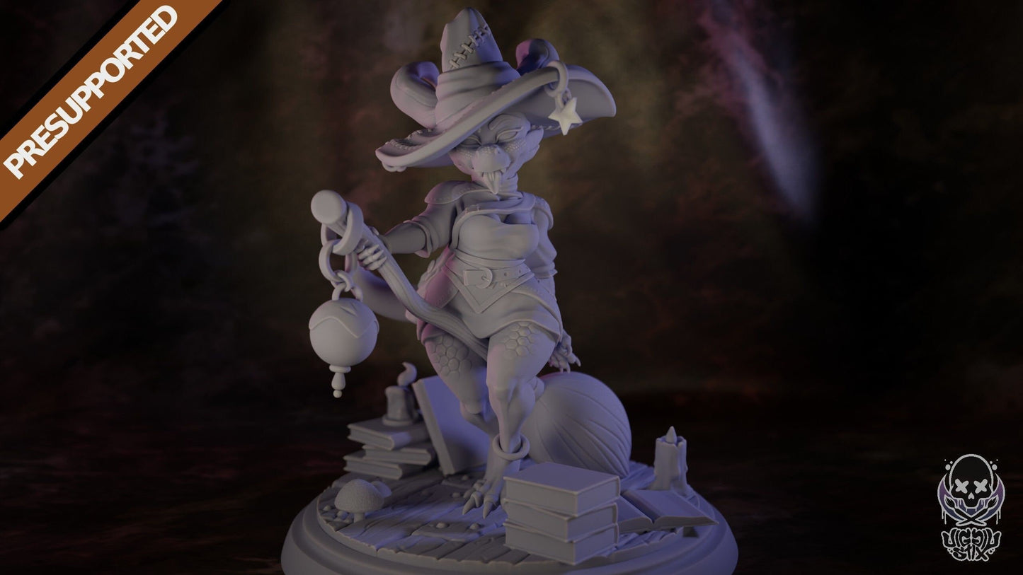 Kobold Astrology Witch by Jigglystix Factory Miniatures