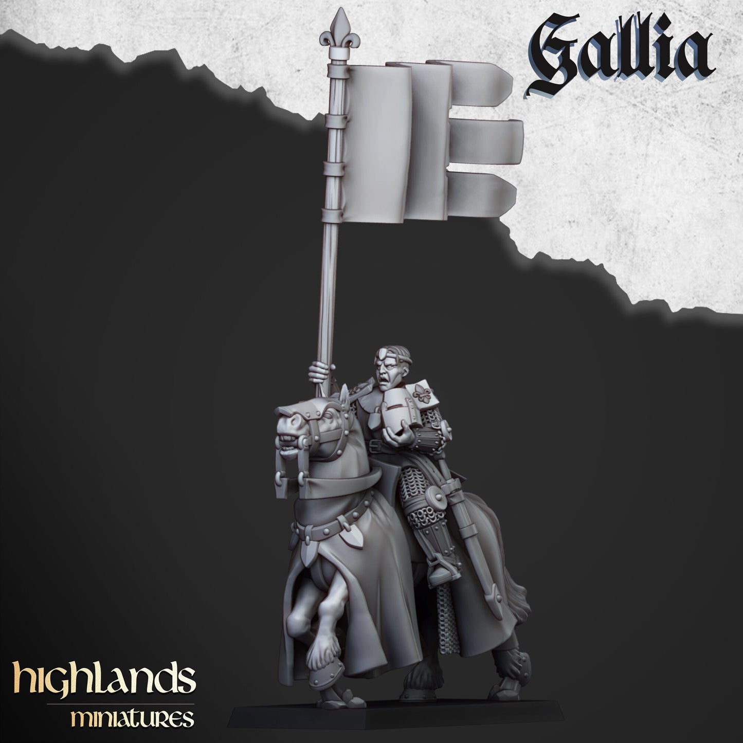 Young Knight Unit of Gallia  by Highland Miniatures