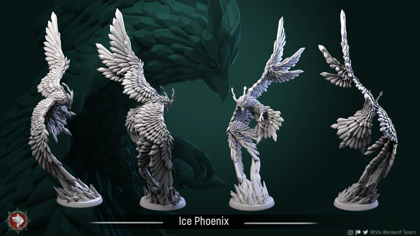 Ice Phoenix from "Snow Storm" by White Werewolf Tavern
