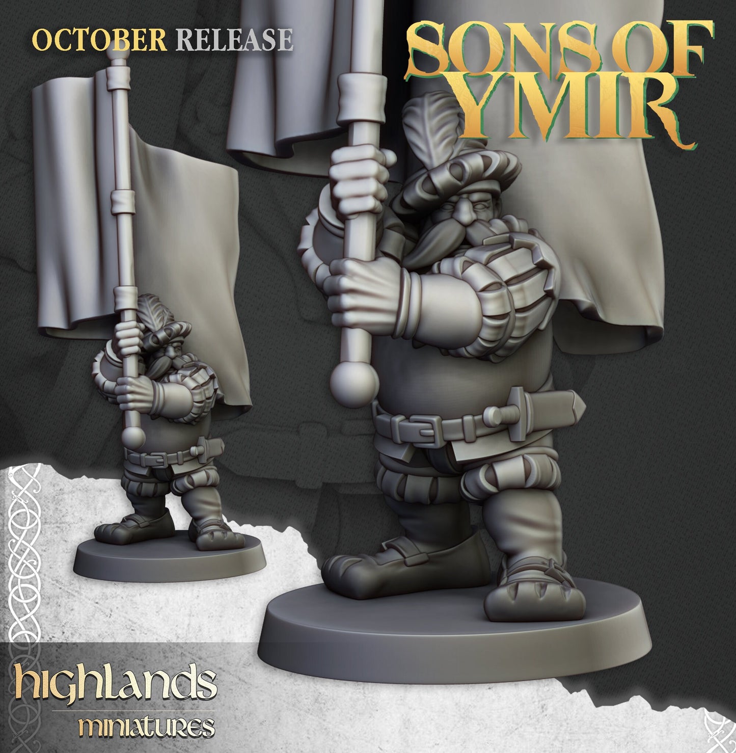 Dwarf Pikeman Unit by Highland Miniatures
