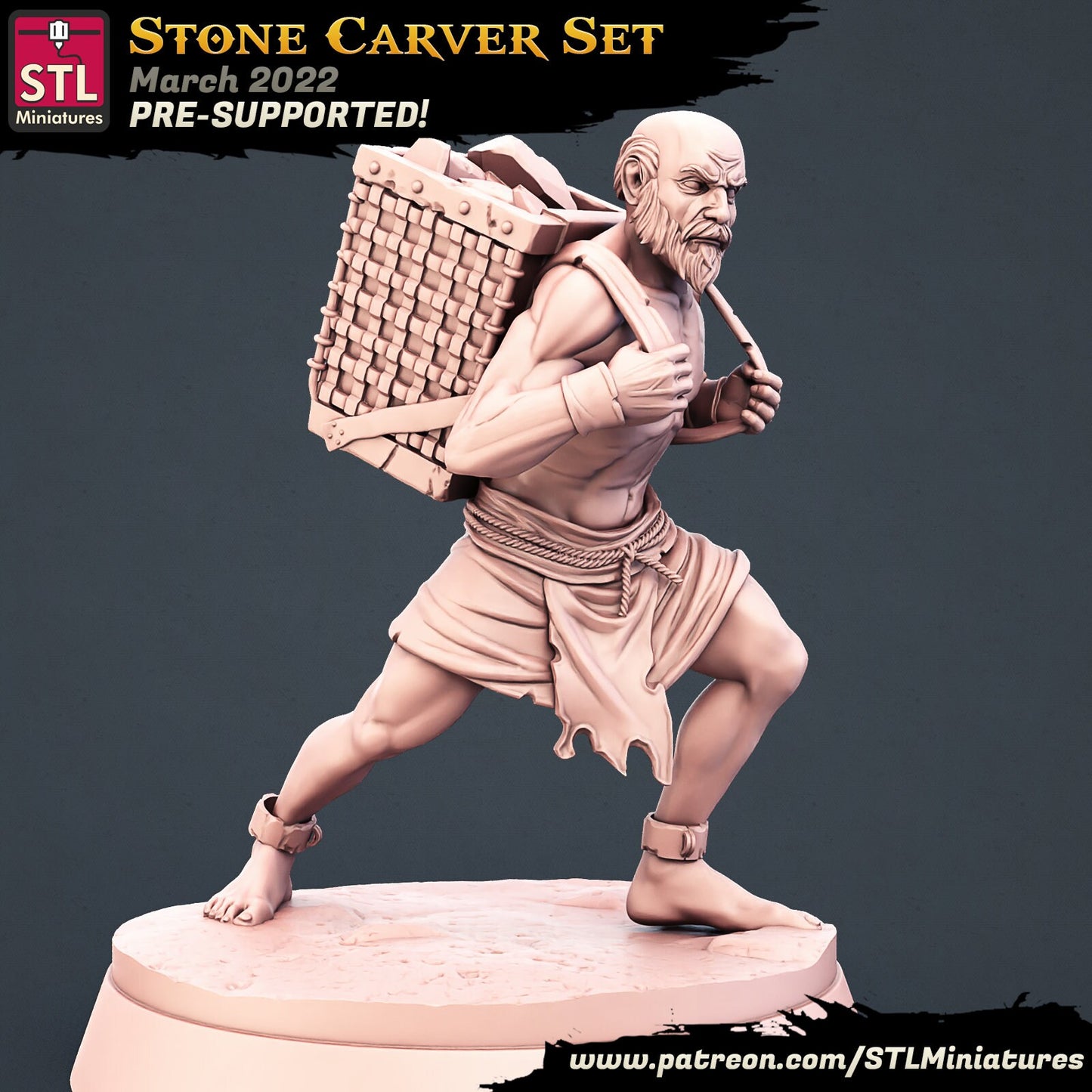 Stone Carver Set by STL Miniatures