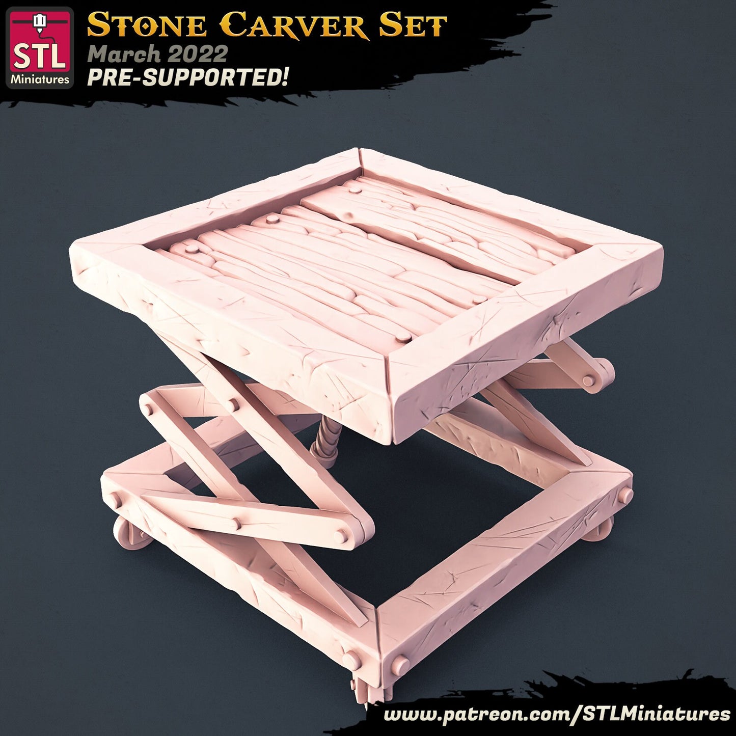 Stone Carver Set by STL Miniatures