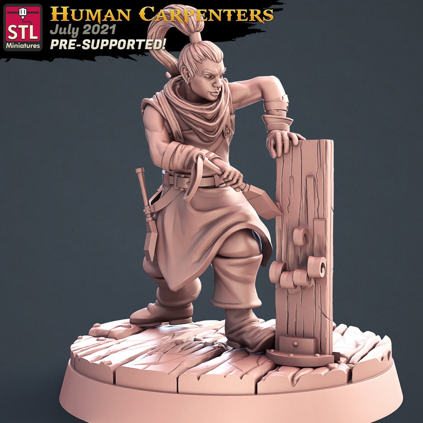 Human Carpenters by STL Miniatures