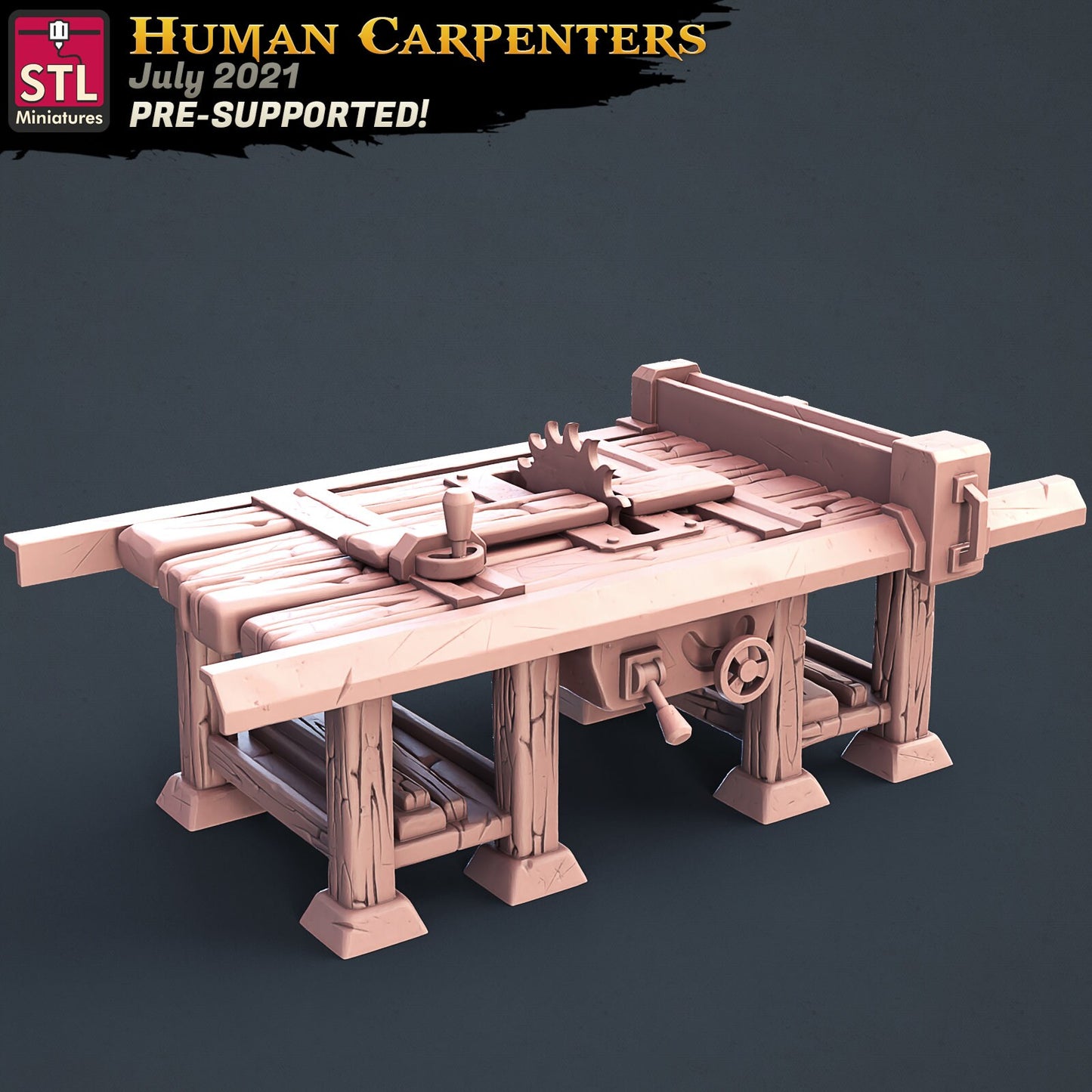 Human Carpenters by STL Miniatures