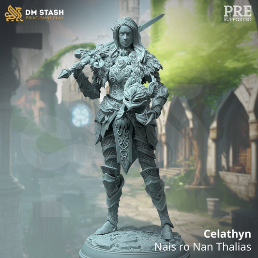 Celathyn Elf Warrior from "Feywalkers" by DM Stash Miniatures
