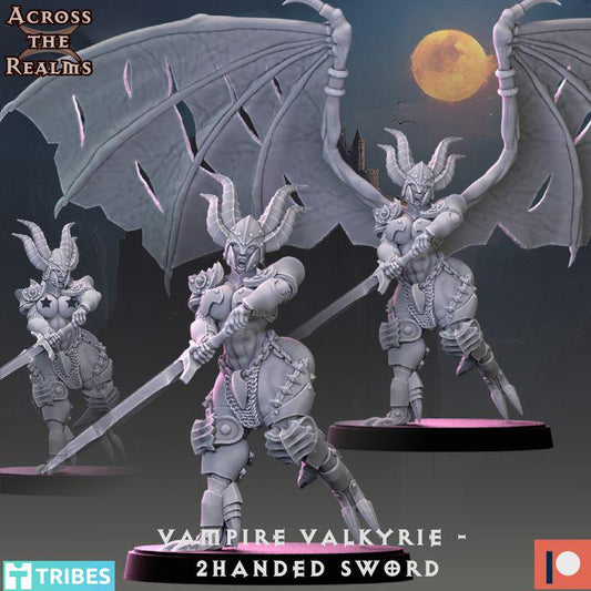 Vampire Valkyrie - 2handed Sword by Across the Realms Miniatures