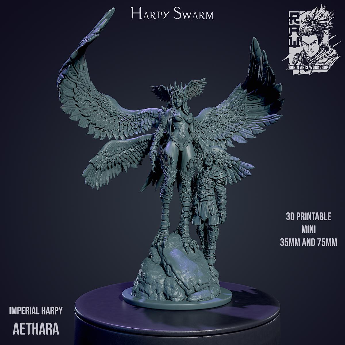 Aethara - Giant Imperial Harpy Ronin Arts Workshop