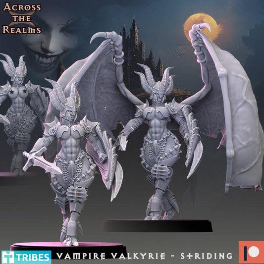 Vampire Valkyrie - Striding by Across the Realms Miniatures