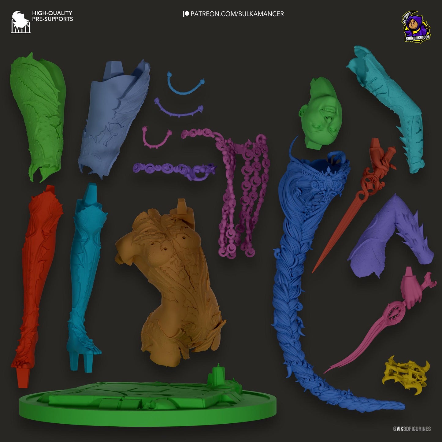 Adept of Murder Statue Model Kit by Bulkamancer Sculpts