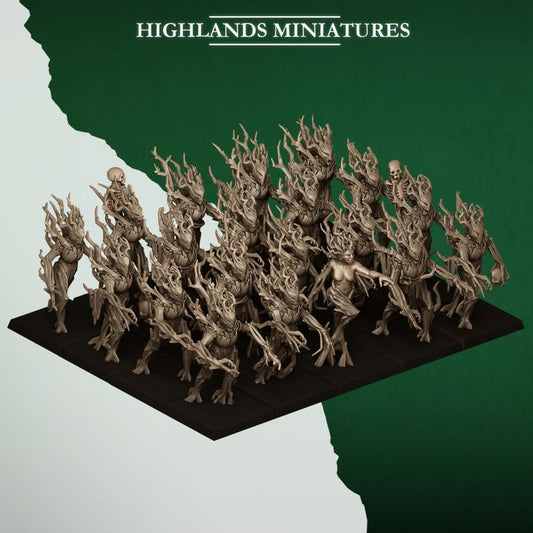 Feral Dryads from Feral Elves by Highland Miniatures