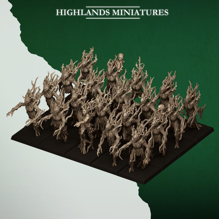 Feral Dryads from Feral Elves by Highland Miniatures