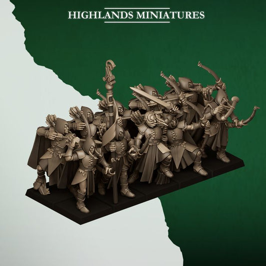 Feral Archers from Feral Elves by Highland Miniatures